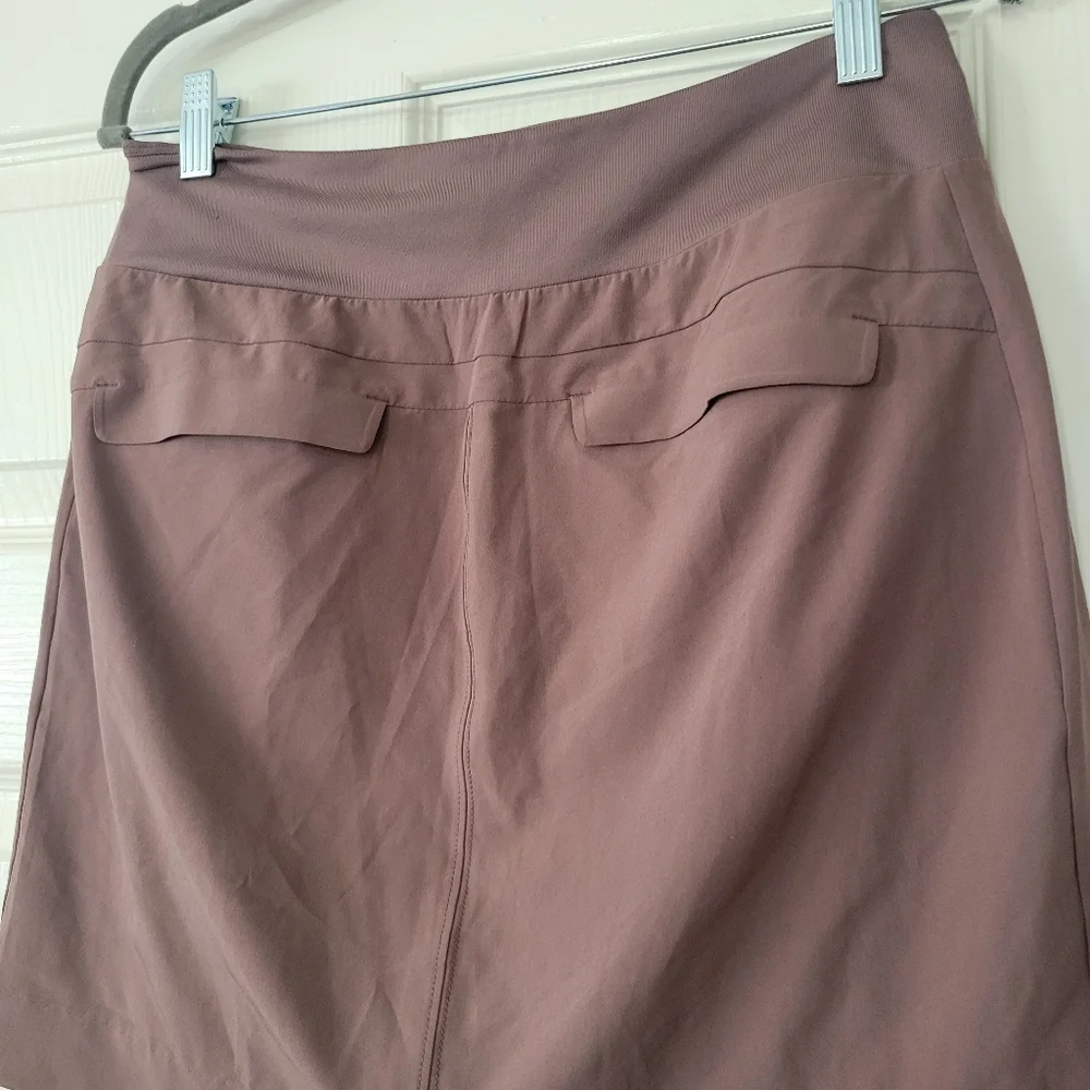 Athleta Women’s Soho Skort Skirt Built In Shorts Athletic Hiking Mineral Brown 6 - Picture 4 of 5